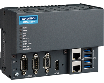 Industrial embedded computer with serial and USB ports