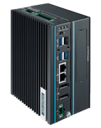 Rugged fanless industrial PC with ports