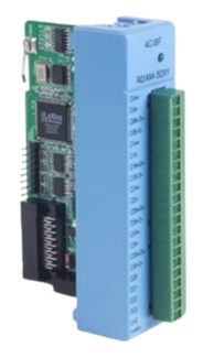 Industrial data acquisition module with terminal block