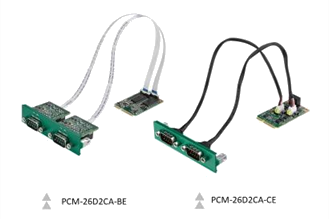 Two green PCB I/O bracket cable assemblies
