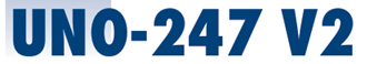 Blue text reading "UNO-247 V2