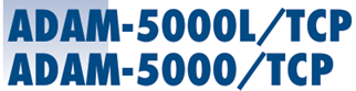 Blue ADAM-5000L/TCP and ADAM-5000/TCP logo