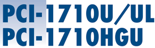 Blue text reading PCI-1710U/UL and PCI-1710HGU