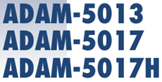 Blue text: ADAM-5013 ADAM-5017 ADAM-5017H