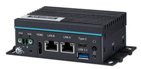 Compact industrial embedded PC with multiple ports