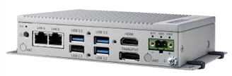Fanless industrial embedded computer with multiple ports