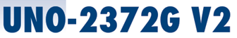 Blue text reading "UNO-2372G V2