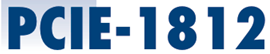 PCIE-1812 blue logo text