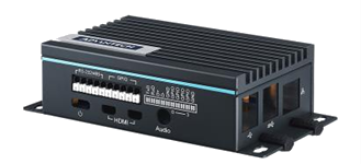 Compact industrial network media player with HDMI
