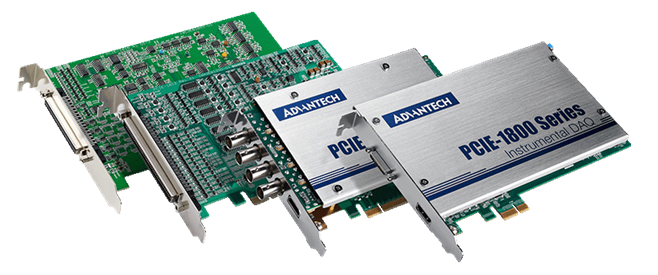 PCIe data acquisition cards with metal covers