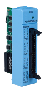 Blue ADAM-5053S 32 channel digital input module