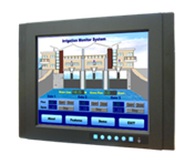 Irrigation system touchscreen control panel