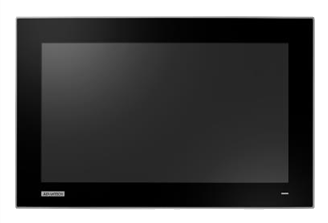 Black flat-screen television with glossy bezel