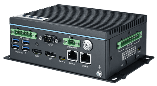 Fanless industrial embedded computer with multiple ports