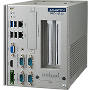 Compact industrial embedded computer chassis with ports