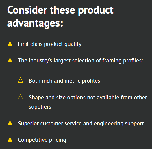 MayTec extrusion advantages pic